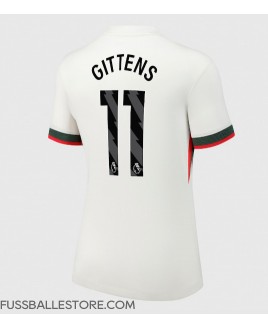 Günstige Chelsea Jamie Gittens #11 Auswärtstrikot Damen 2025-26 Kurzarm